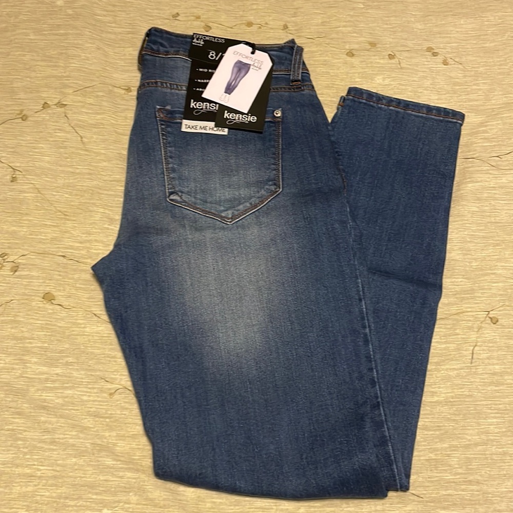 Kensie jeans Effortless ankle mid rise narrow leg size 29 new with tags